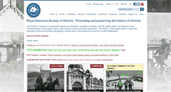 Desktop Screenshot of historyvictoria.org.au