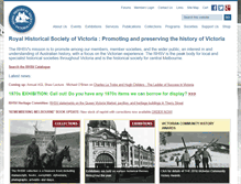 Tablet Screenshot of historyvictoria.org.au
